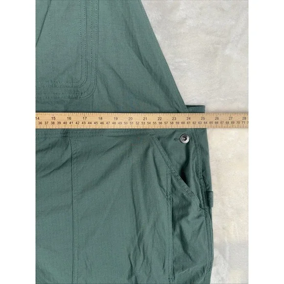Duluth Trading Co Heir-loom Overalls Womens 3Xx31 Fir Green Gardening Bibs - Picture 10 of 16